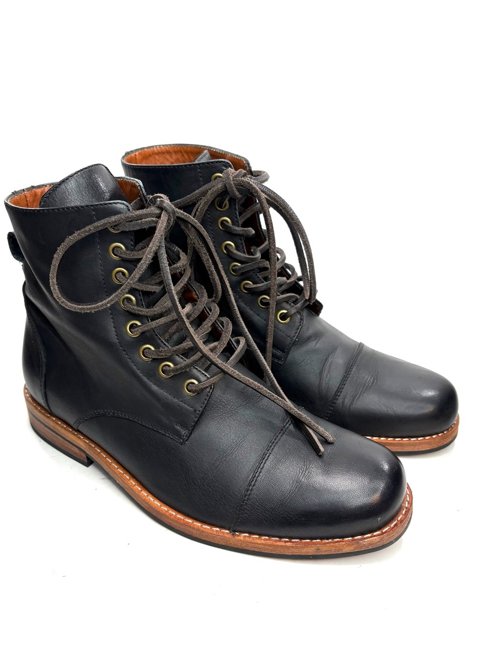 Rachel Comey Black Leather Chukka Boots | 7.5